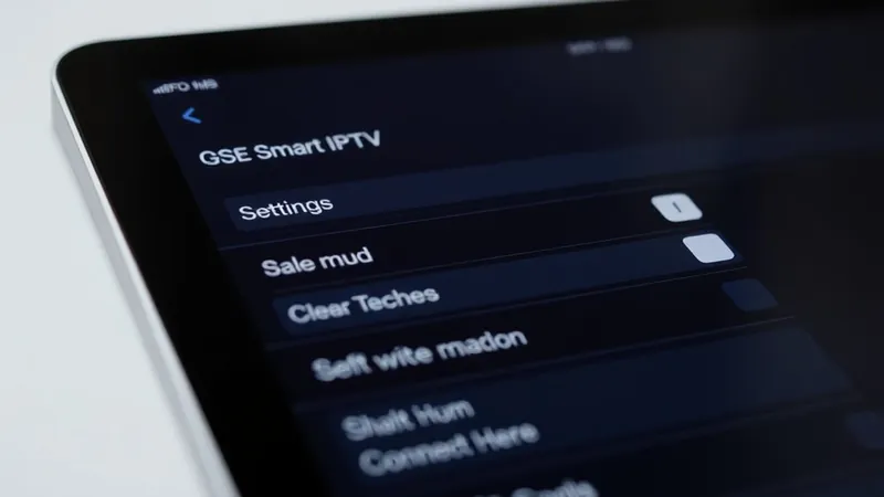Configurar GSE Smart IPTV iPad