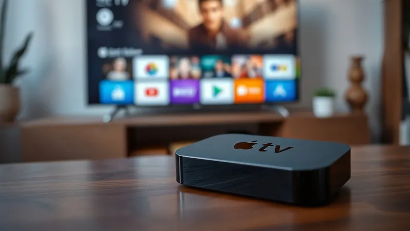 Apple TV Siri Remote IPTV navegação