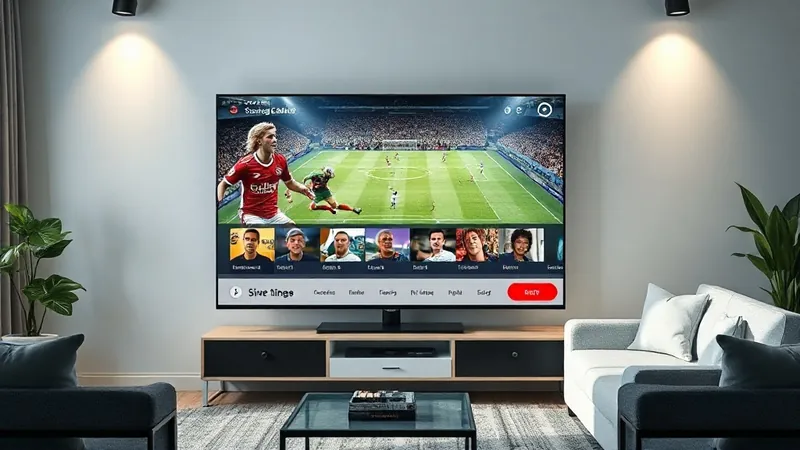 Multi-câmera IPTV Libertadores 4K streaming