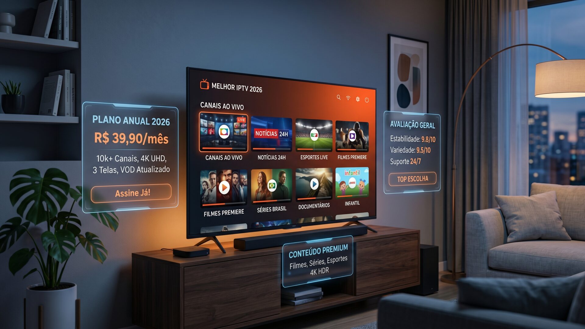 Melhor IPTV 2026: Comparativo dos 12 Serviços (Atualizado)
