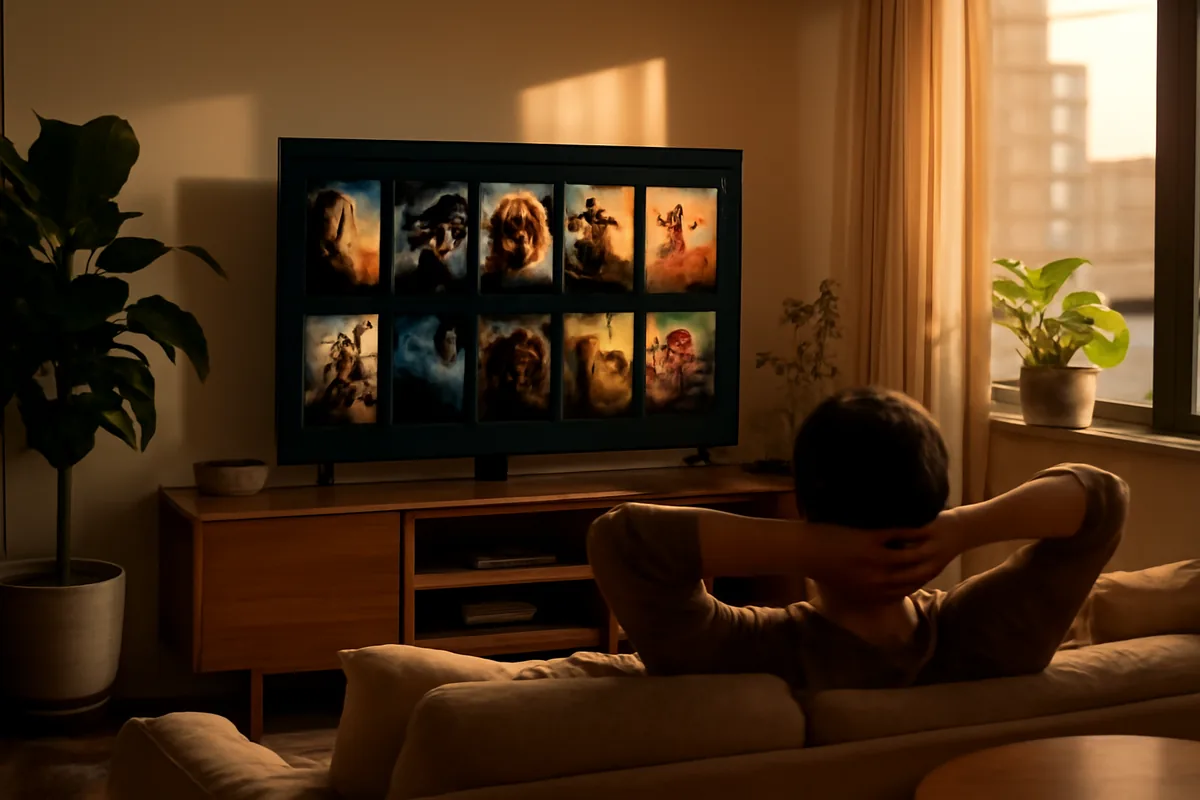 Aplicativos de IPTV — ilustração