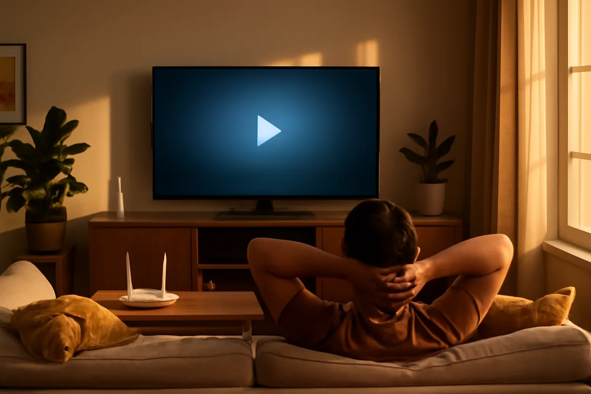 IPTV Travando Só à Noite: Por Que Acontece e Como Resolver — ilustração