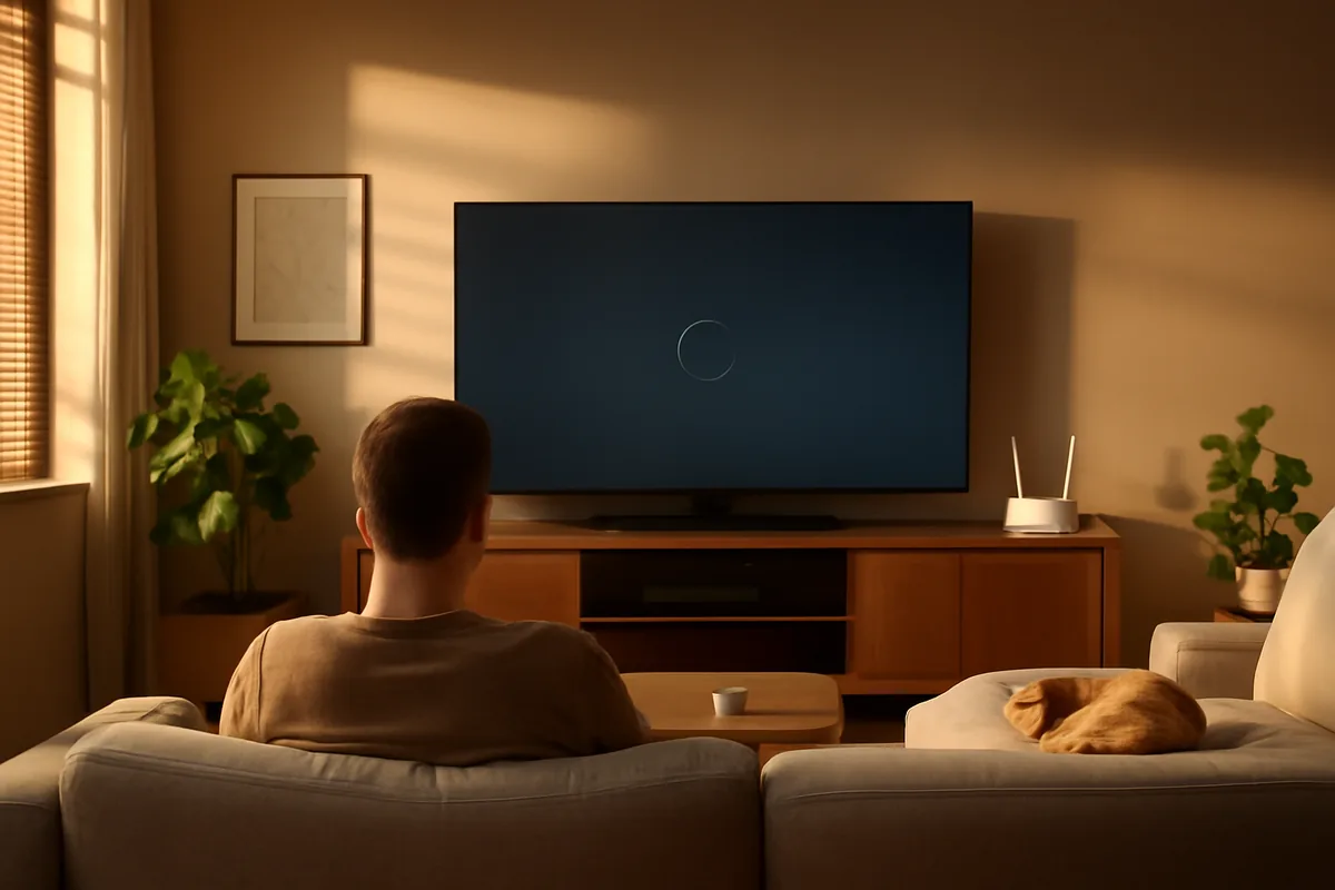 IPTV Travando Só à Noite: Por Que Acontece e Como Resolver — ilustração