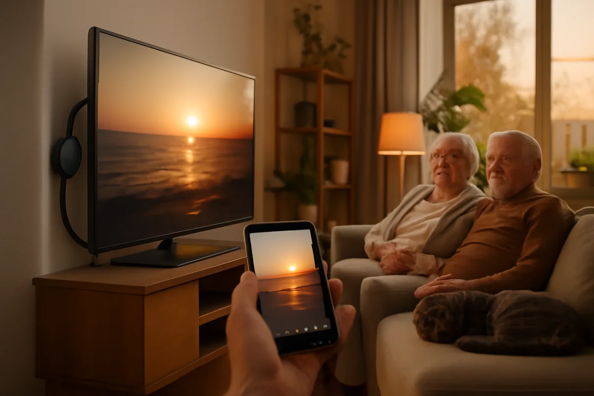 IPTV no Chromecast: Como Assistir em 2026 (Passo a Passo Testado) — ilustração