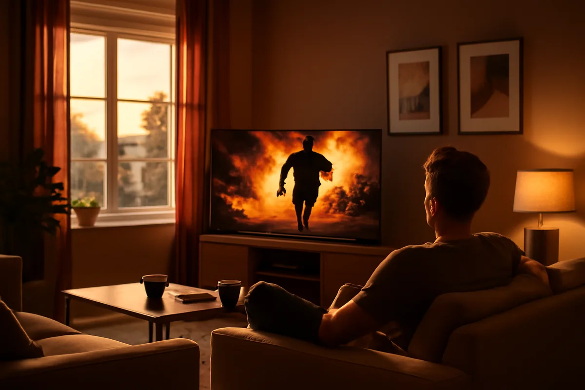 IPTV Com Filmes De Ação — ilustração