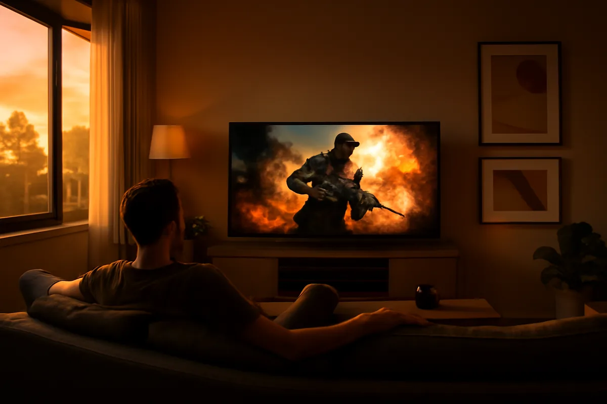 IPTV Com Filmes De Ação — ilustração