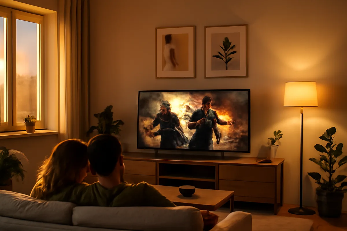 IPTV Com Filmes De Aventura — ilustração