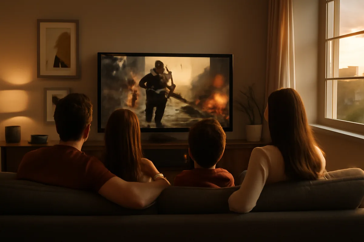 IPTV Com Filmes De Aventura — ilustração