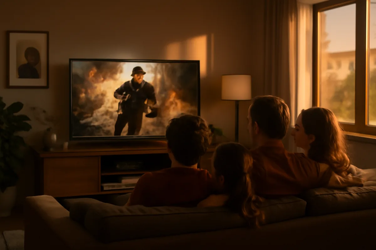 IPTV Com Filmes De Aventura — ilustração