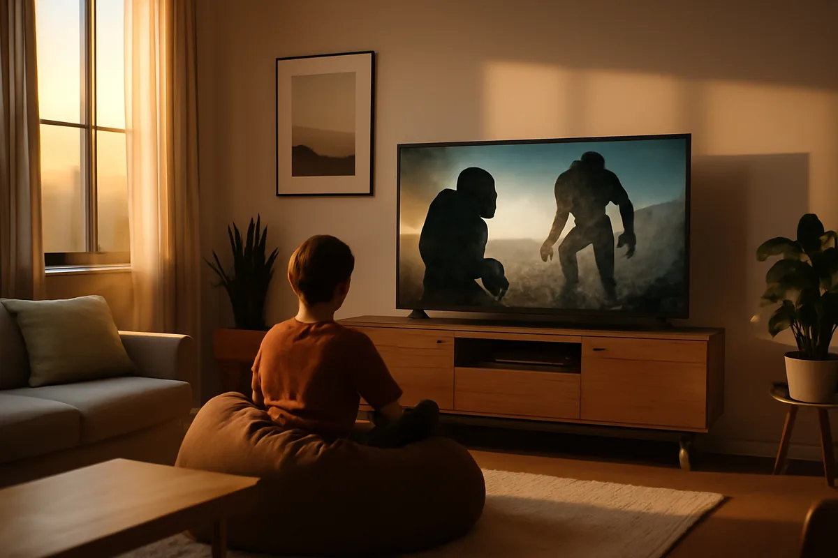 IPTV Com Filmes De Ficção — ilustração
