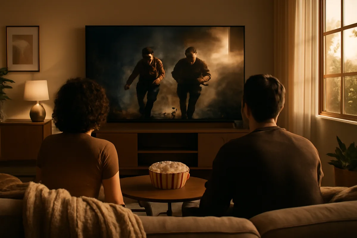 IPTV Com Filmes Estrangeiros — ilustração