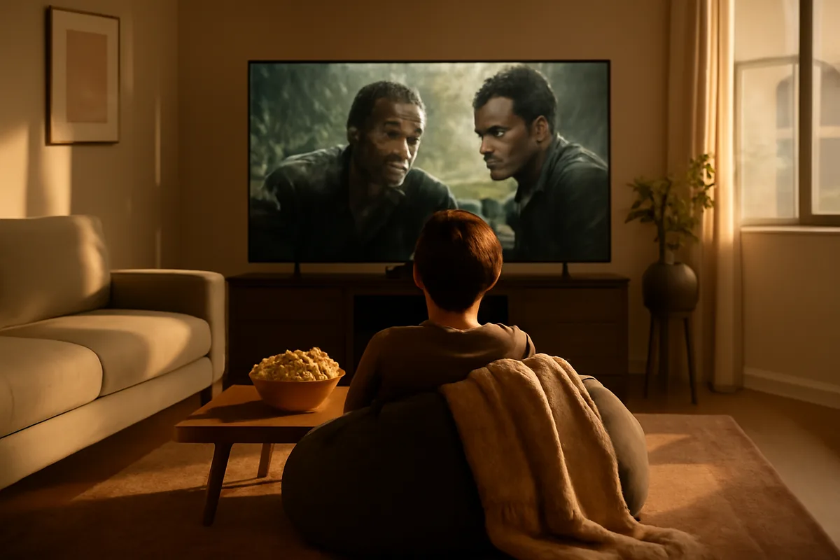 IPTV Com Filmes Estrangeiros — ilustração