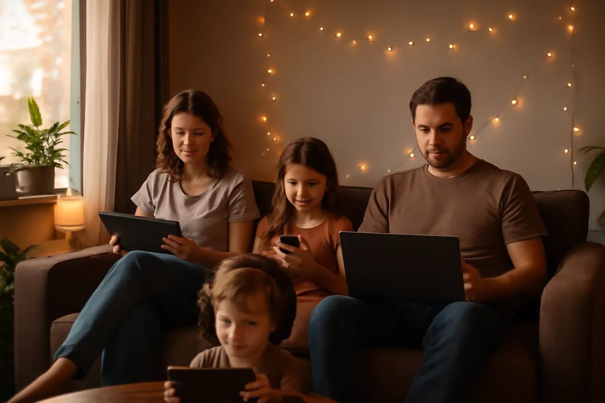 IPTV em Duas TVs ao Mesmo Tempo: Como Funciona e o Que Precisa — ilustração