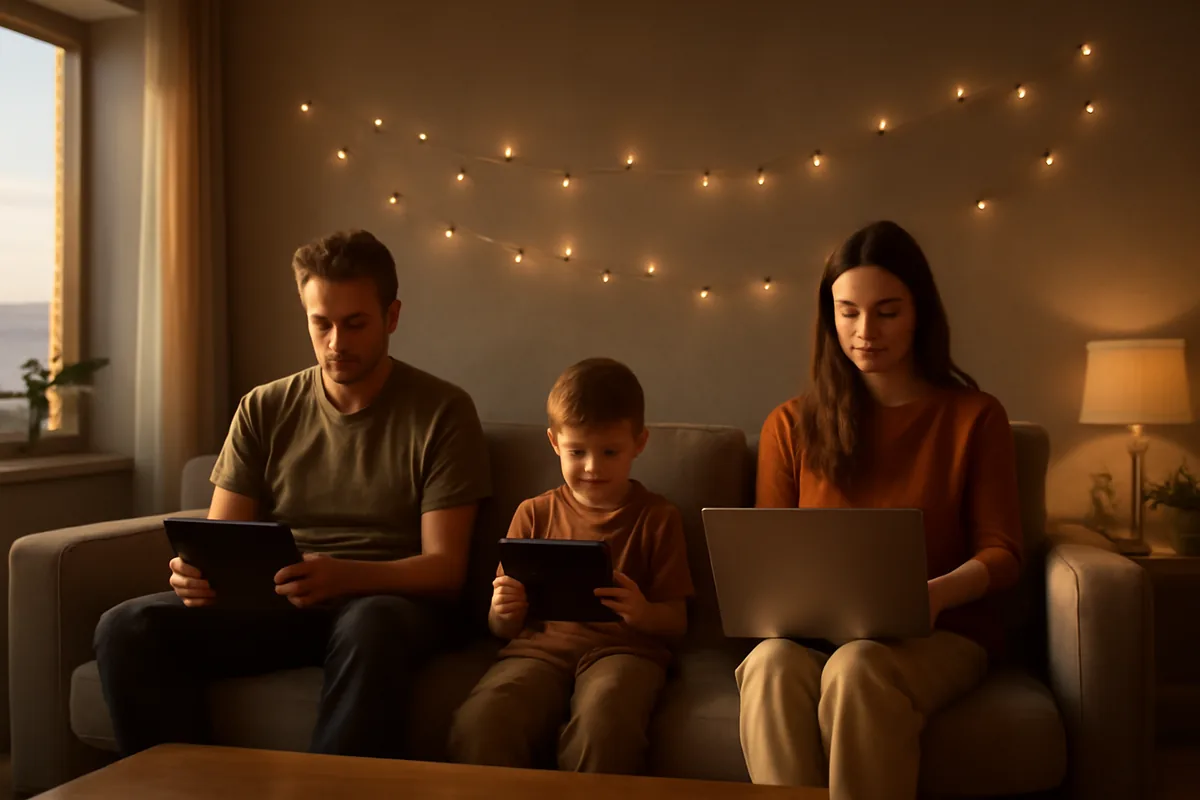 IPTV em Duas TVs ao Mesmo Tempo: Como Funciona e o Que Precisa — ilustração