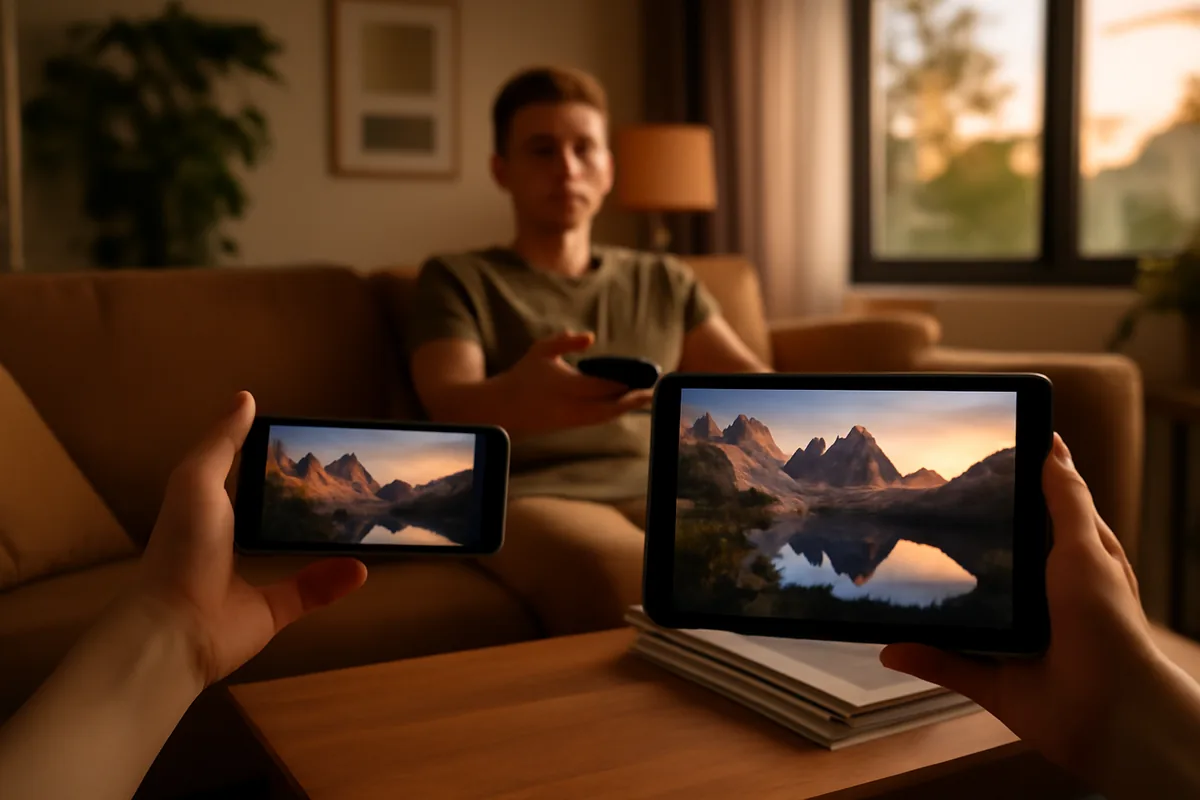 IPTV no Celular: Como Assistir no Android e iPhone em 2026 — ilustração