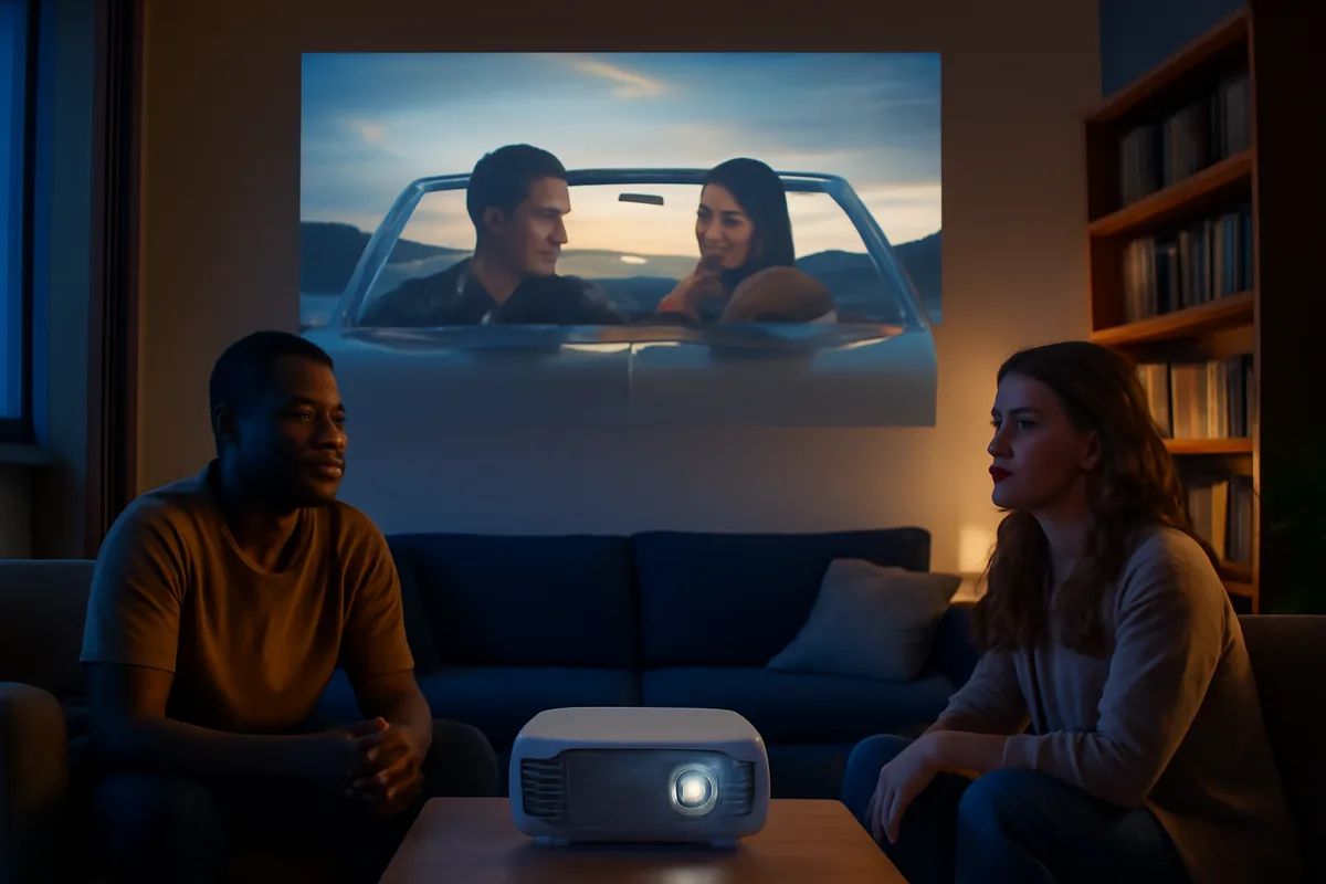 IPTV no Projetor: Como Assistir na Tela Grande em 2026 — ilustração