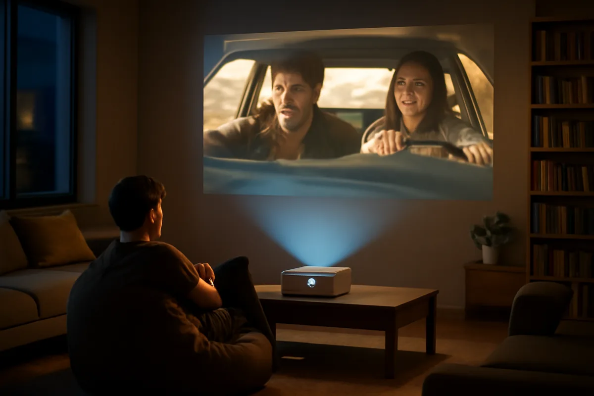 IPTV no Projetor: Como Assistir na Tela Grande em 2026 — ilustração