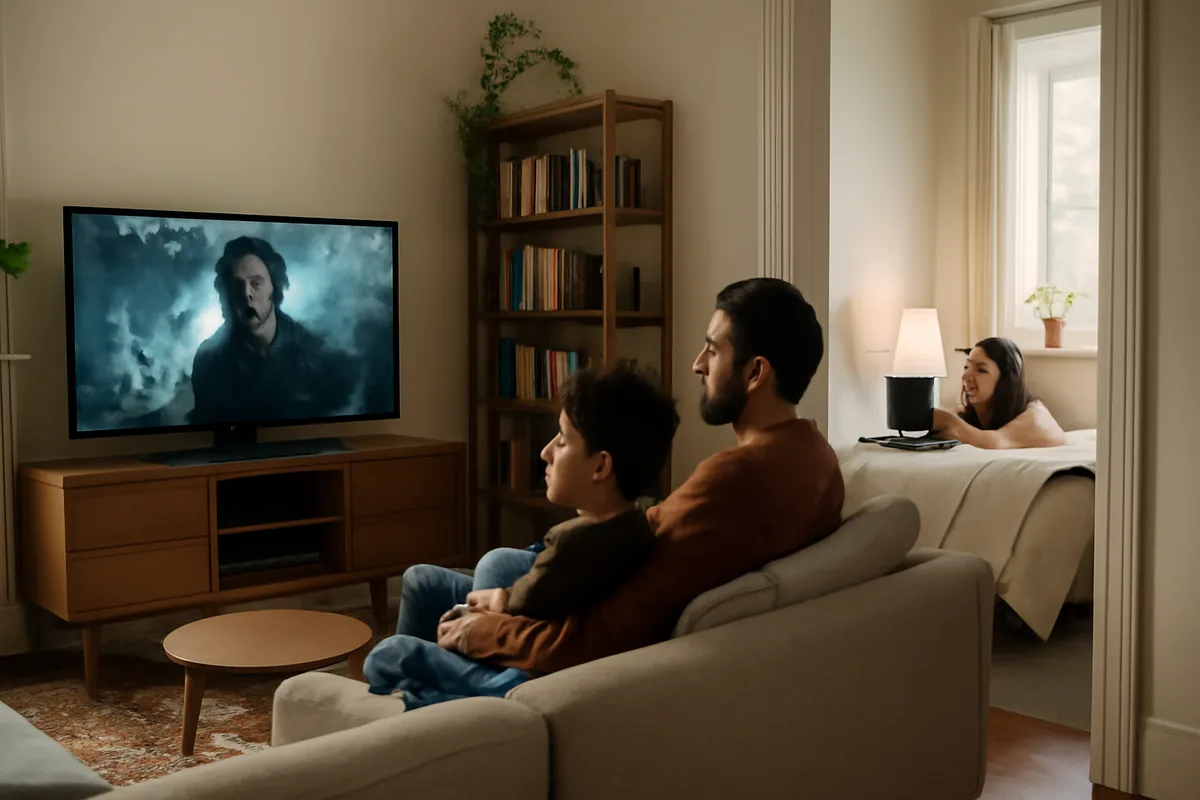 Como funciona o IPTV multitela para a família toda em 2026? — ilustração
