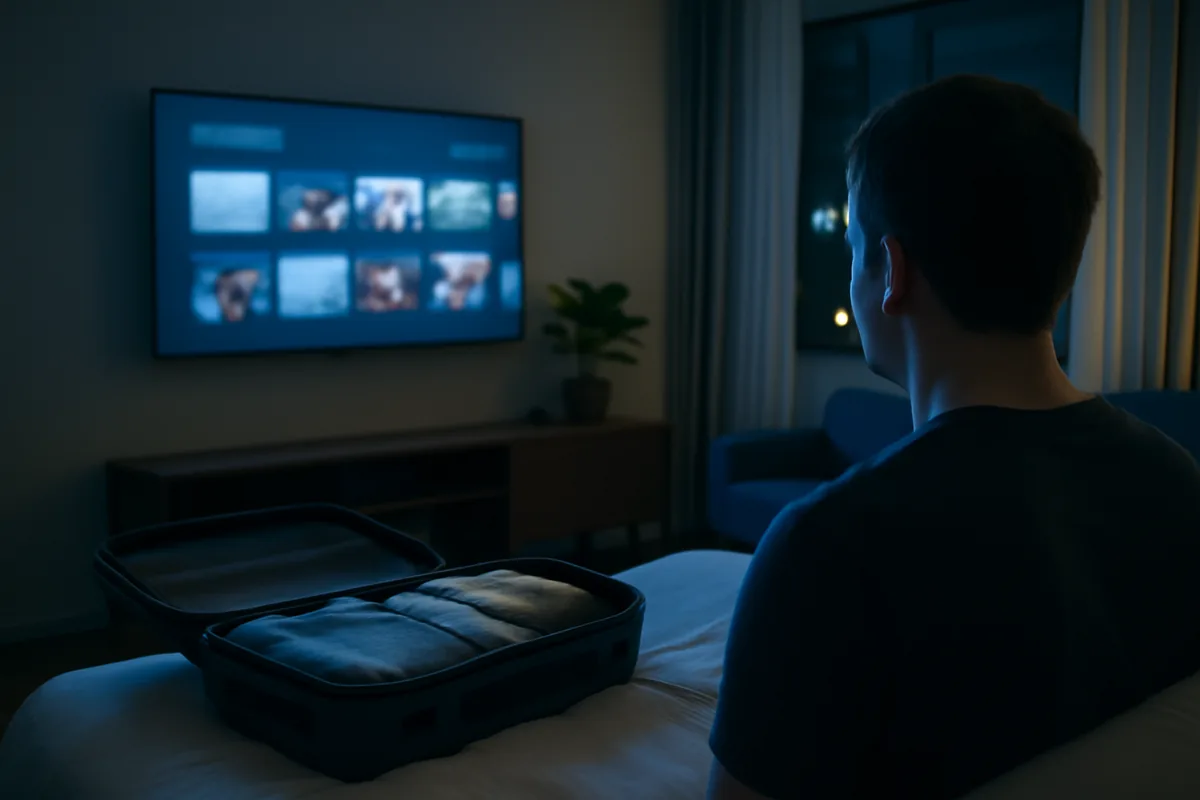IPTV para Quem Viaja: Como Assistir em Qualquer Lugar em 2026 — ilustração