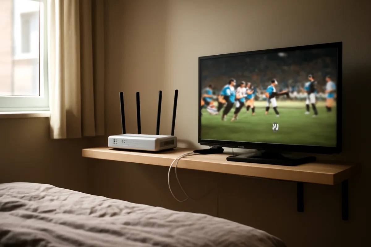 IPTV Sem Trava em 2026: Guia Completo Anti-Buffering — ilustração